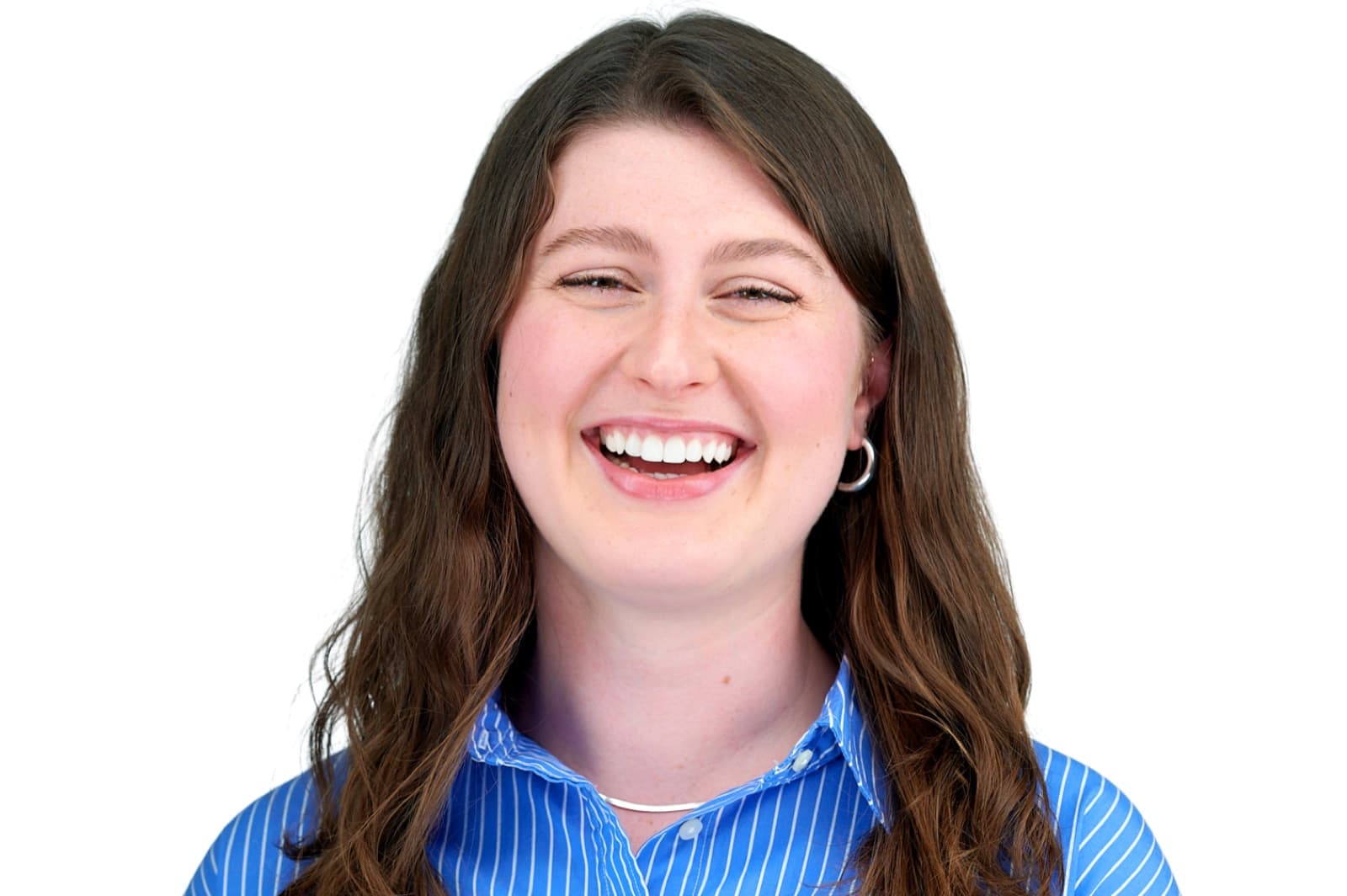 Set of individual corporate headshots, each person smiling against a plain white background.