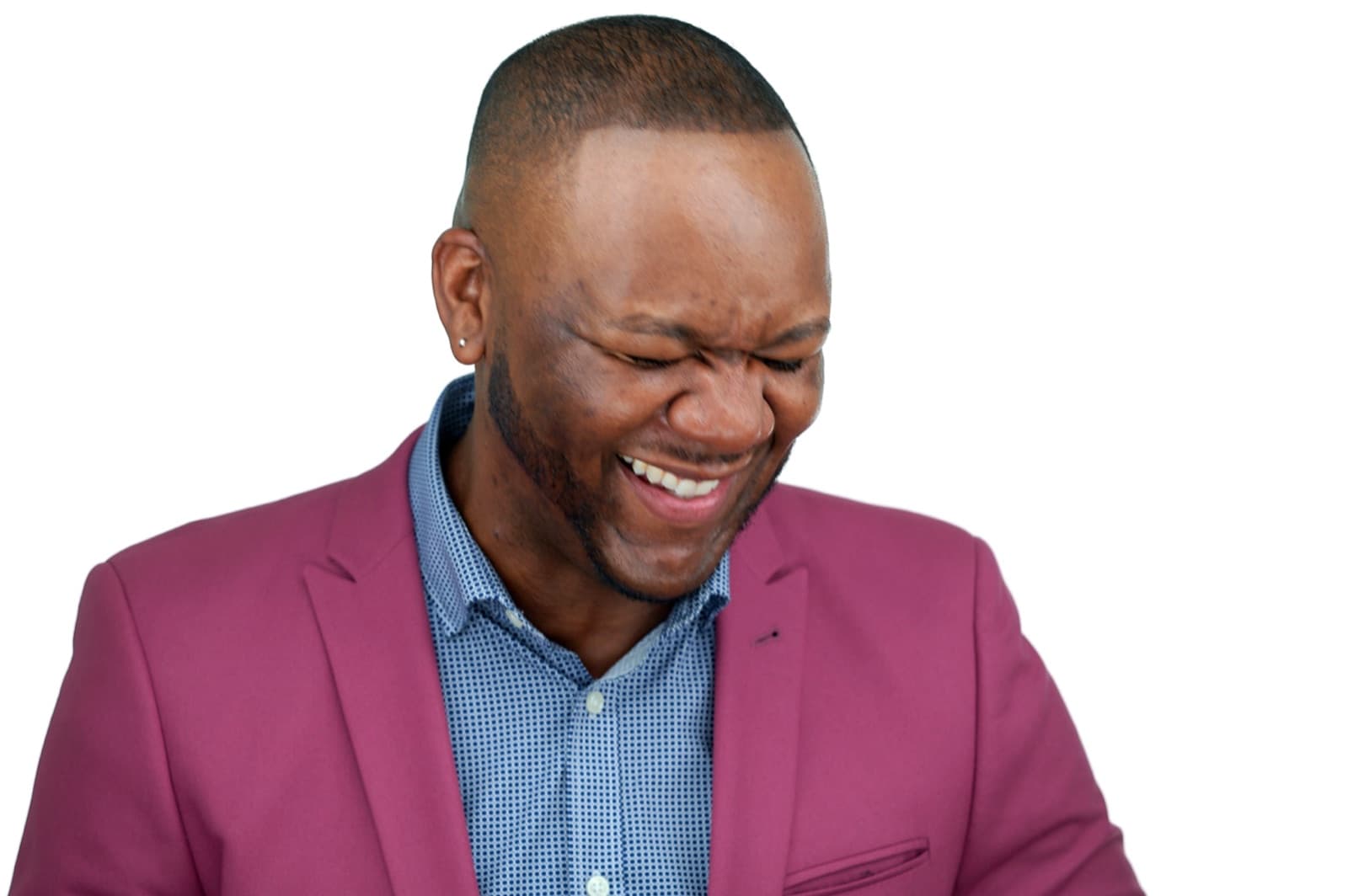 Set of individual corporate headshots, each person smiling against a plain white background.