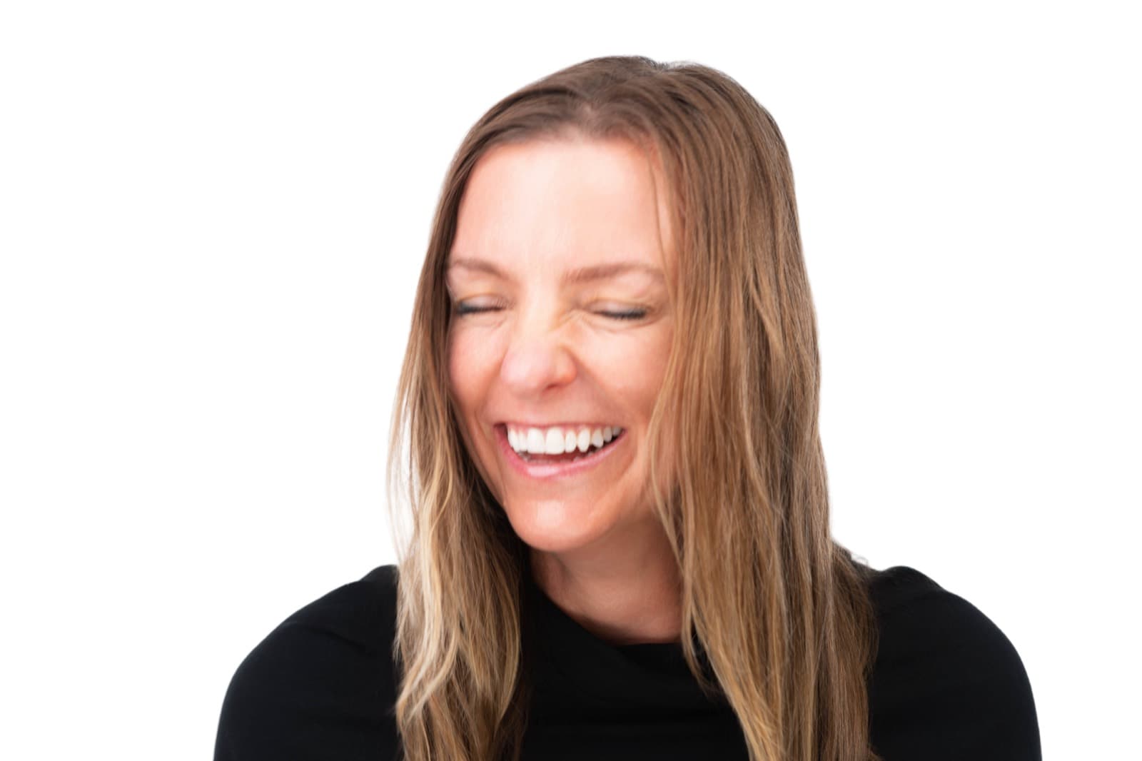 Set of individual booth headshots with playful, exaggerated expressions against a white background.