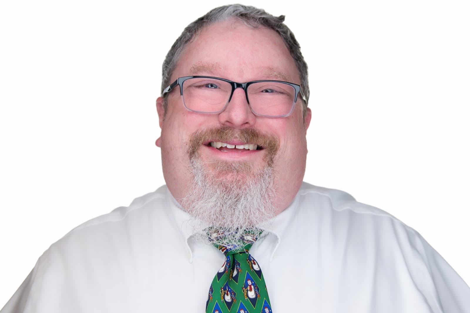 Set of individual booth headshots from a completed event, smiling against a white background.