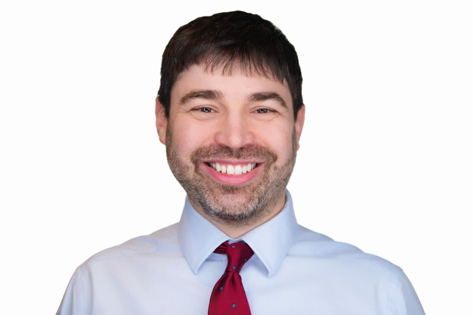 Set of individual booth headshots from a completed event, smiling against a white background.